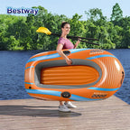 Bestway 61142 1-3 Person Heavy Duty Inflatable Kayak -
 Long Lasting PVC Rafting Adventure Boat for Thrilling Water