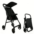 LIGHTWEIGHT STROLLER, 5-POINT HARNESS & ONE-HAND FOLD - Compact Travel Baby Pushchair with Canopy, All-Terrain Wheels