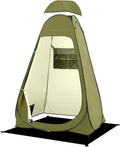 Pop Up Shower Tent, Portable Privacy 
Camping Changing Shelter with Rain Cover & Windows, UPF 50+ Waterproof