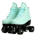 2025 Double-Row Roller Skate Shoes  
4 Wheels Skates For Women Men Outdoor Sport Skating Training Quad Sneakers Size 34 35 36-45