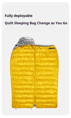 Naturehike Outdoor Down Sleeping Bag Duck Down 
Winter Ultralight Camping Portable Warm Envelope 650FP Adult