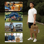 Lunch Box Expandable 18L 
Insulated Cooler Bag
 Leak Proof for Work, Camping,Picnics MOLLE Weave Strap