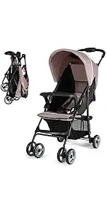 Lightweight Baby ,infant toddler Stroller, 
Compact Travel for Airplane,
 w/ 5-Point Harness, Adjustable Backrest