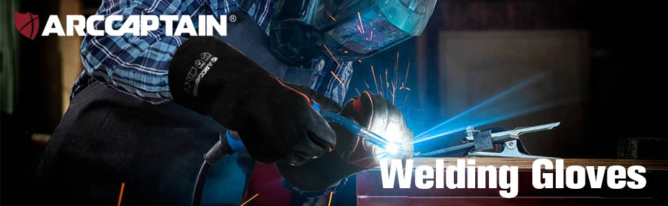 ARCCAPTAIN 16inch Welding Gloves Multifunctional 
Heat Resistant Mig/Stick/Tig Welder