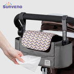 Universal Baby Stroller,  Organizer,  Expandable Diaper Bag with Shoulder Strap,
Cup Holder,Zipper pocket