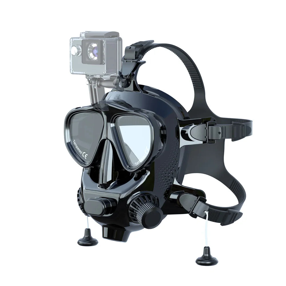 SMACO Full Face Scuba Diving Mask for Adults, Anti Fog Snorkeling Mask, Swimming Goggles, Snorkeling Gear, Freediving Snorkel