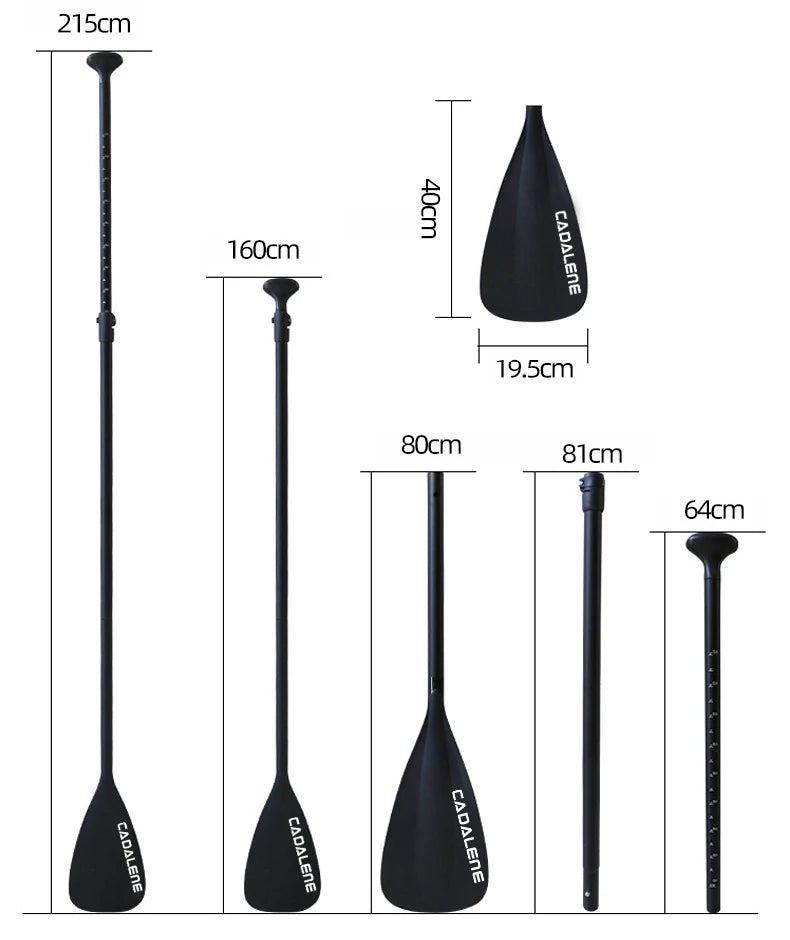 CADALENE Inflatable Stand Up Paddle Board with SUP Accessories, Anti-Slip EVA Deck 10' Inflatable Paddle Boards for Adults