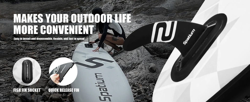 Spatium Inflatable Paddle Board Touring Portable Water Sports 
Air Inflatable Anti-Skid Surfing Board Equipped With Backpack