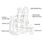 Child Seat 
Baby Carrier Belt
for  Electric, Car, Motorcycle Safety Harness Kids.    Seat Security Protection