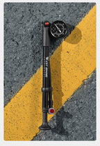 WEST BIKING 400PSI Bicycle Air Pump
 High Pressure MTB Front, Rear Suspension Pressure Gauge Schrader Valve