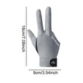 Open Finger Billiard Pool Gloves Breathable Snooker Glove Non Slip Left Hand 3 Finger Glove Training Shooters Gloves Accessories