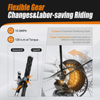 20 Inch Folding Bike 7 Speed Gears High Carbon Steel Frame Adjustable Seat Portable Bicycle for Adults