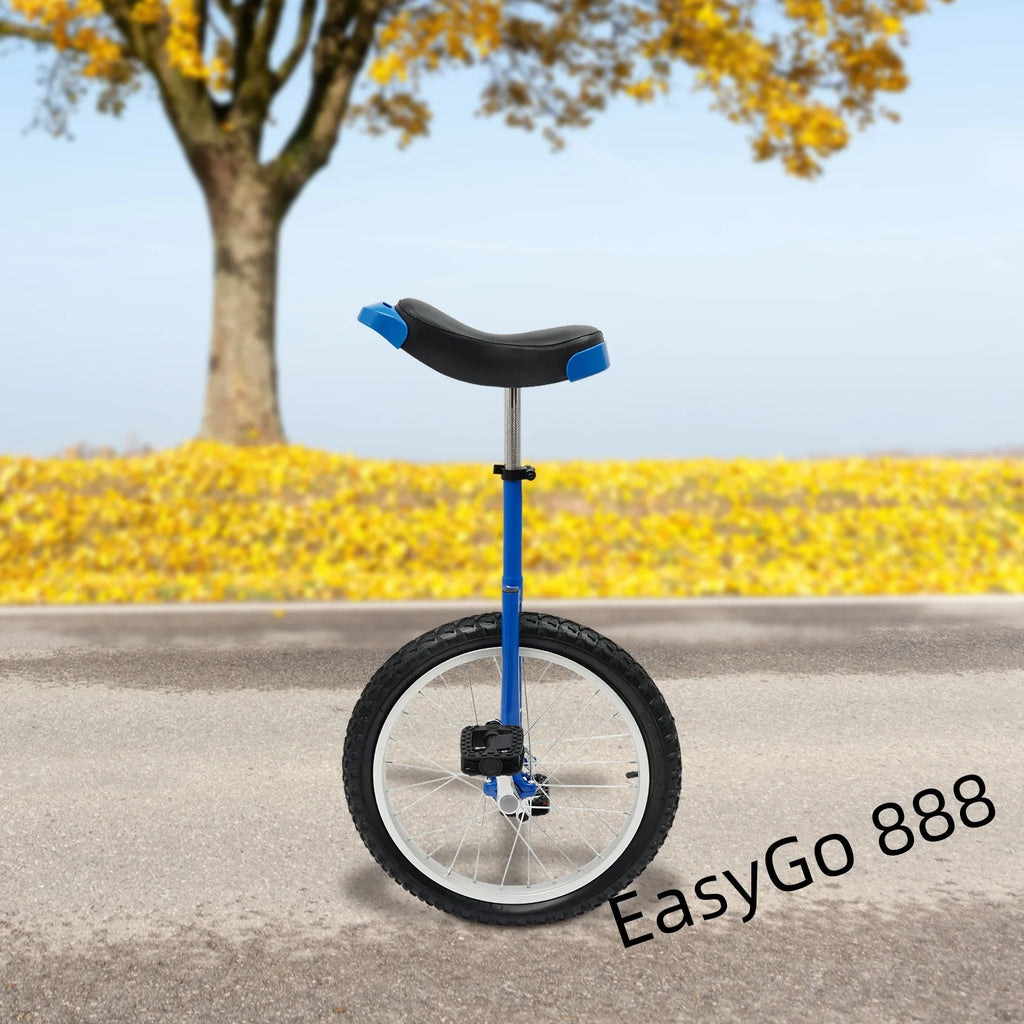 18Inch Unicycle , Adjustable Standard Seat ,.   
Thickened Aluminum Alloy Rim Children /Adult Balance Exercise Bike