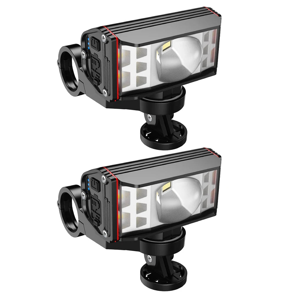 LED   Bike Handlebar Flashlight
USB Rechargeable Mountain Bike Lamp
Waterproof