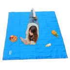 Picnic Mat Waterproof Ultralight Pocket Tent Footprints Beach Tarp Foldable Picnic Blanket Beach Mat for Travel Climbing