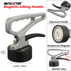 Heavy Duty!  Strong! Magnetic 
Pickup Tool. Lifting, Quick Release,  
Portable Material  Collector Ergonomic Handle  Iron Plate