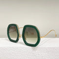 Oversized Polygon Sunglasses Women 2022 Luxury Diamond Shiny Crystal 
Men Shade Hipster Party Eyewear