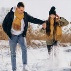 USB Charging Electric Heated Scarf Adjustable Temperature Electric Winter Warmer Unisex Creative Neck Warmer