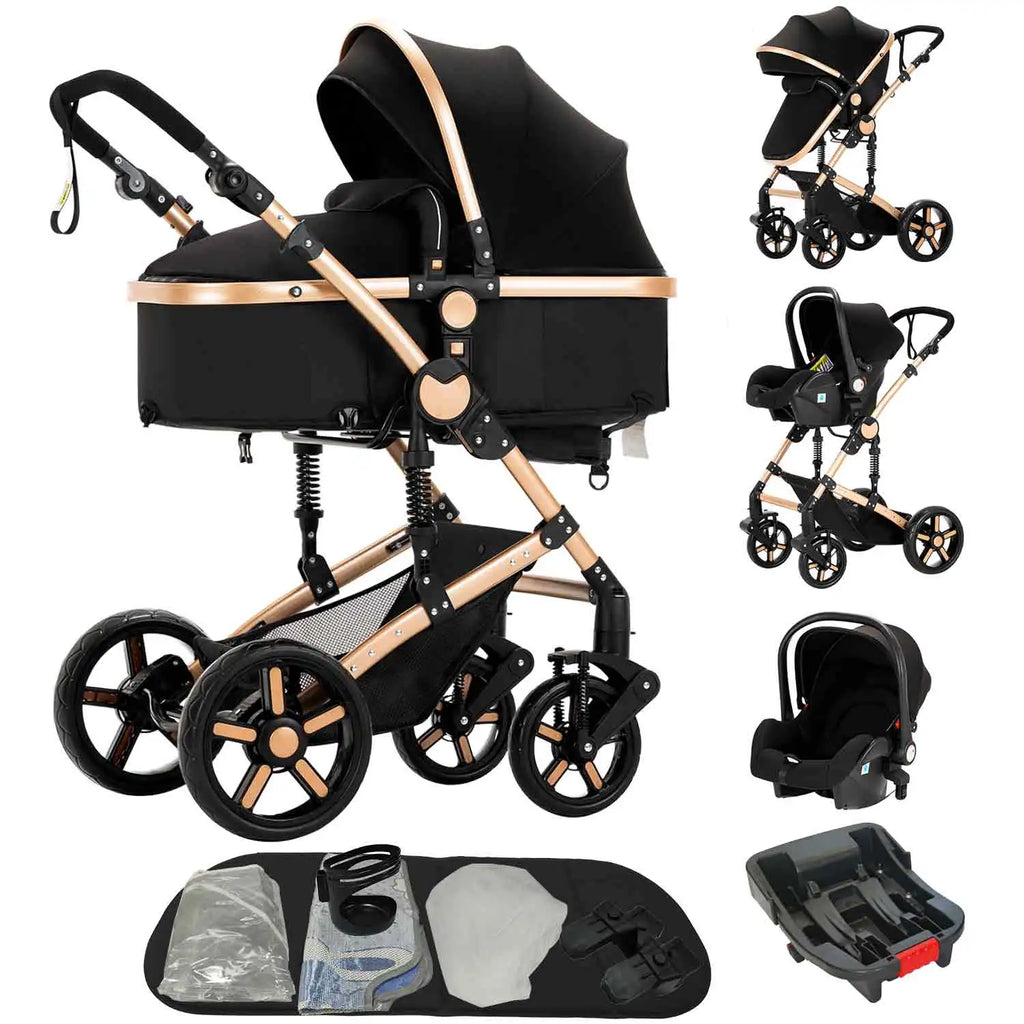Stroller,Baby stroller,baby accessories,baby cars,Stroller 3 in 1,Convertible Bassinet Push,Light stroller,2 in 1 Baby Stroller,