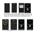 Bafang LCD Color Display Instrument 36V 48V 52V P860C 860C P850C 600C C965 DPC18 BF-UART Protocol Bluetooth 750W Motor E-bike