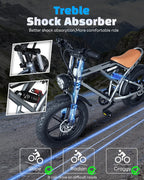 DEEPOWER S7Pro Off-Road Electric Bike 
1500W Motor 48V 60AH LG Battery 
Adults Mountain All-Terrain