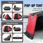 SucceBuy Portable Ice Shelter Insulated
Pop-Up Ice Tent with Carrying Bag