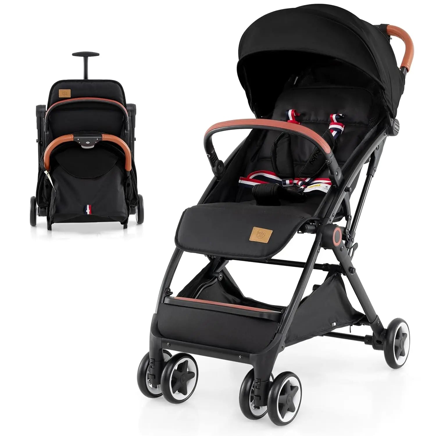 Lightweight Baby ,infant toddler Stroller, 
Compact Travel for Airplane,
 w/ 5-Point Harness, Adjustable Backrest