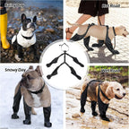 Outdoor Walking Dog Boot Leggings for Small Medium Large Dogs 

Suspender Boots Waterproof Snowy Dog Paw Protects Boot Covers