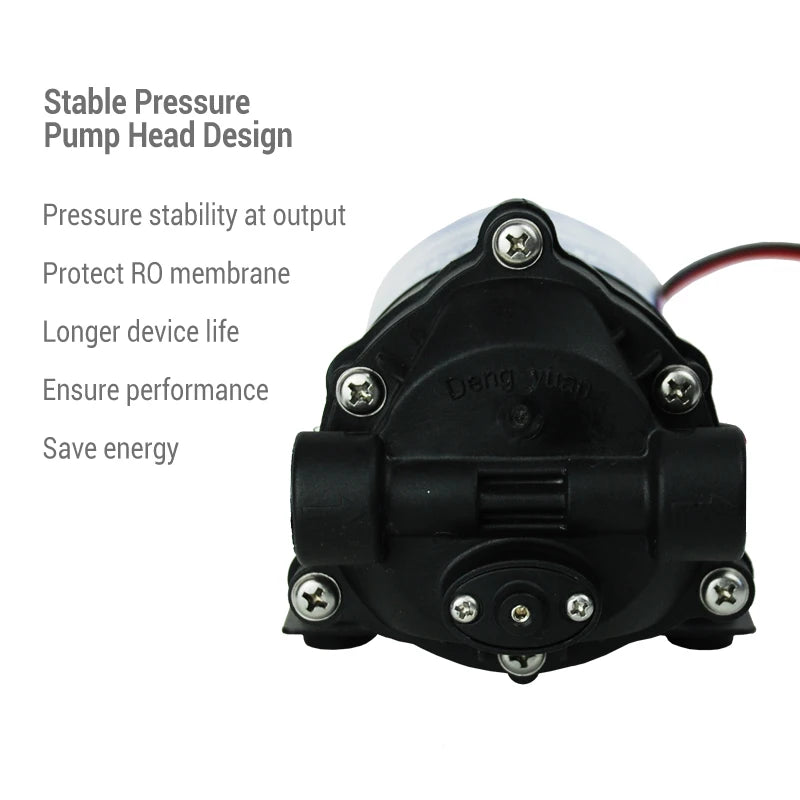Coronwater 75gpd Water Filter RO Water Booster Pump 2766NH Increase Reverse Osmosis System Pressure