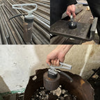 Heavy Duty!  Strong! Magnetic 
Pickup Tool. Lifting, Quick Release,  
Portable Material  Collector Ergonomic Handle  Iron Plate