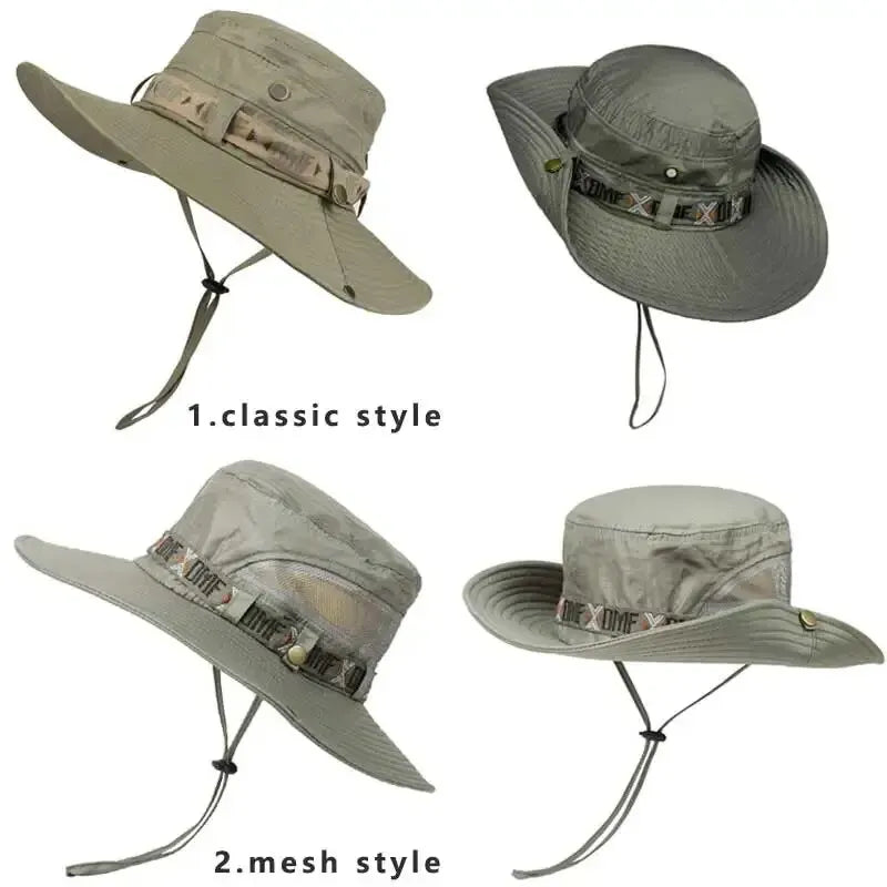 Sun shading hat, with chin strap