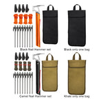18Pcs 11.8 Inch Metal Tent Stakes 
Camping  Accessories Kit Hiking , Garden Ground