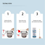 5-1 Bottle Water Test PH Strips 50/100 Pcs/bottle 7-in-1 Residual Chlorine Value Alkalinity Hardness Tester for Aquarium Pool
