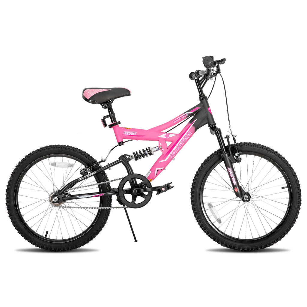 JOYSTAR 20 Inch Kids' Bike for Kids Ages 5-13 Years Old,
 Dual-Suspension Kids Mountain Bike
