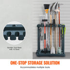 SucceBuy 10 Slots Yard Garden Tool Organizer 
Long-Handl Tool/Rake/Broom 
Tower Storage Rack Stand Holder for Garage Organization