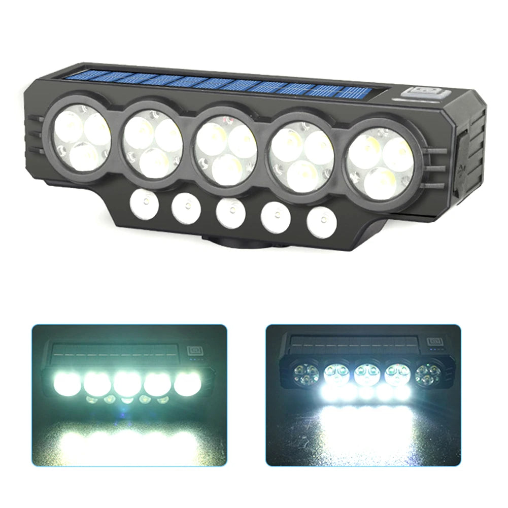 20LED Solar Bicycle Horn 
Light Power Display 
Cycling Safety                   Front Lamp 4000mAh High Brightness