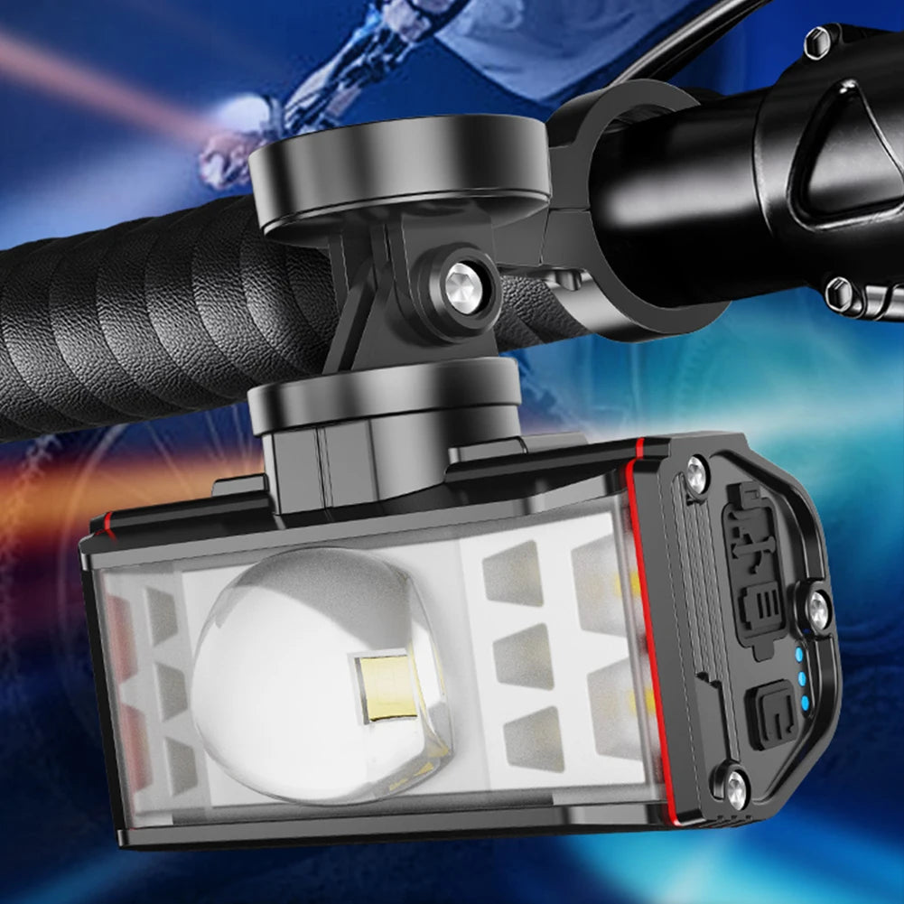 LED   Bike Handlebar Flashlight
USB Rechargeable Mountain Bike Lamp
Waterproof