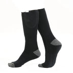 1Pair Winter Heated Socks Anti Slip 
Battery Powered 
Cold-Proof  Heating Warm Long Socks For Outdoor Skiing Hiking