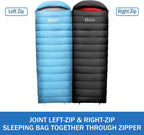 Ultralight 600 Fill Down Sleeping Bag for Adults - Compact Design with Compression Sack for Camping & Hiking