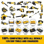 3/4/5/8Inch Led Light Portable Spotlights Cordless.
Outdoor Work ,Fishing,  Handheld Emergency  Fit Dewalt 18V Battery