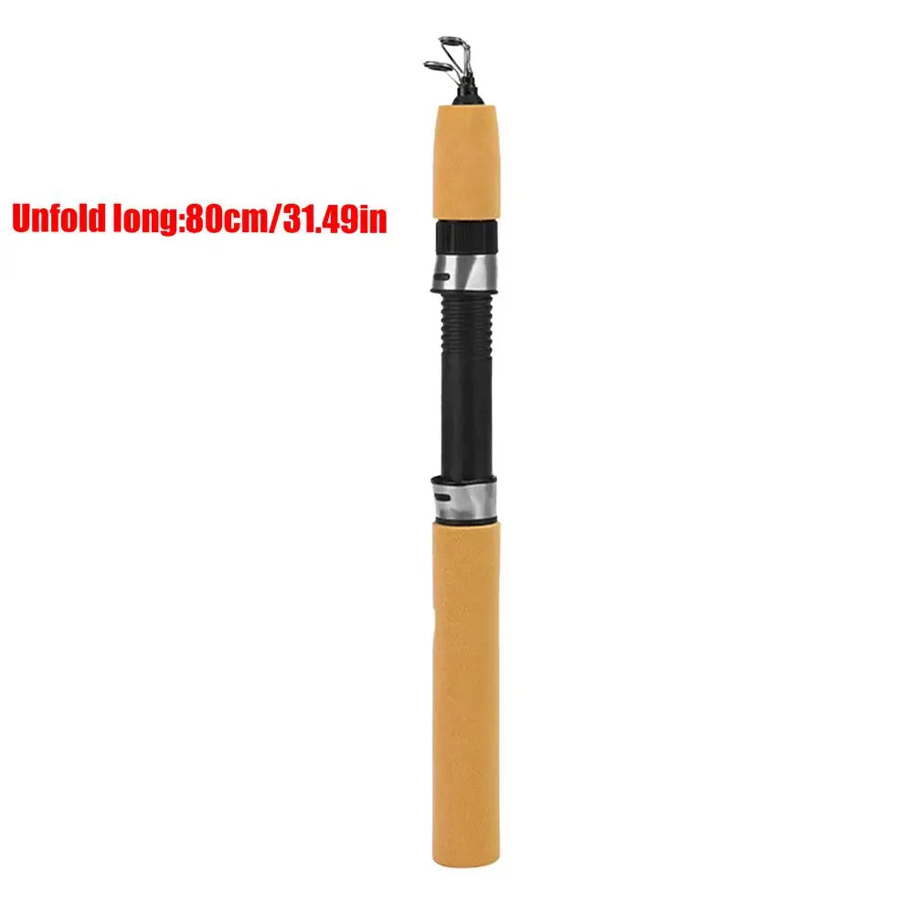 Ice Fishing Rod With Reel Mini Telescopic
60 80 100CM Carbon. for  River ,Shrimp , Carp Fishing Pole
