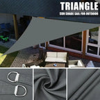 160GSM Waterproof Awning Sunshade Sun Shade Sail For Outdoor Garden Beach Camping Patio Pool Sun Canopy Tent Sun Shelter