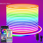 Neon LED Rope Lights 
For any dining or bed room 
Flexible LED Light configuration With Remote And APP Control