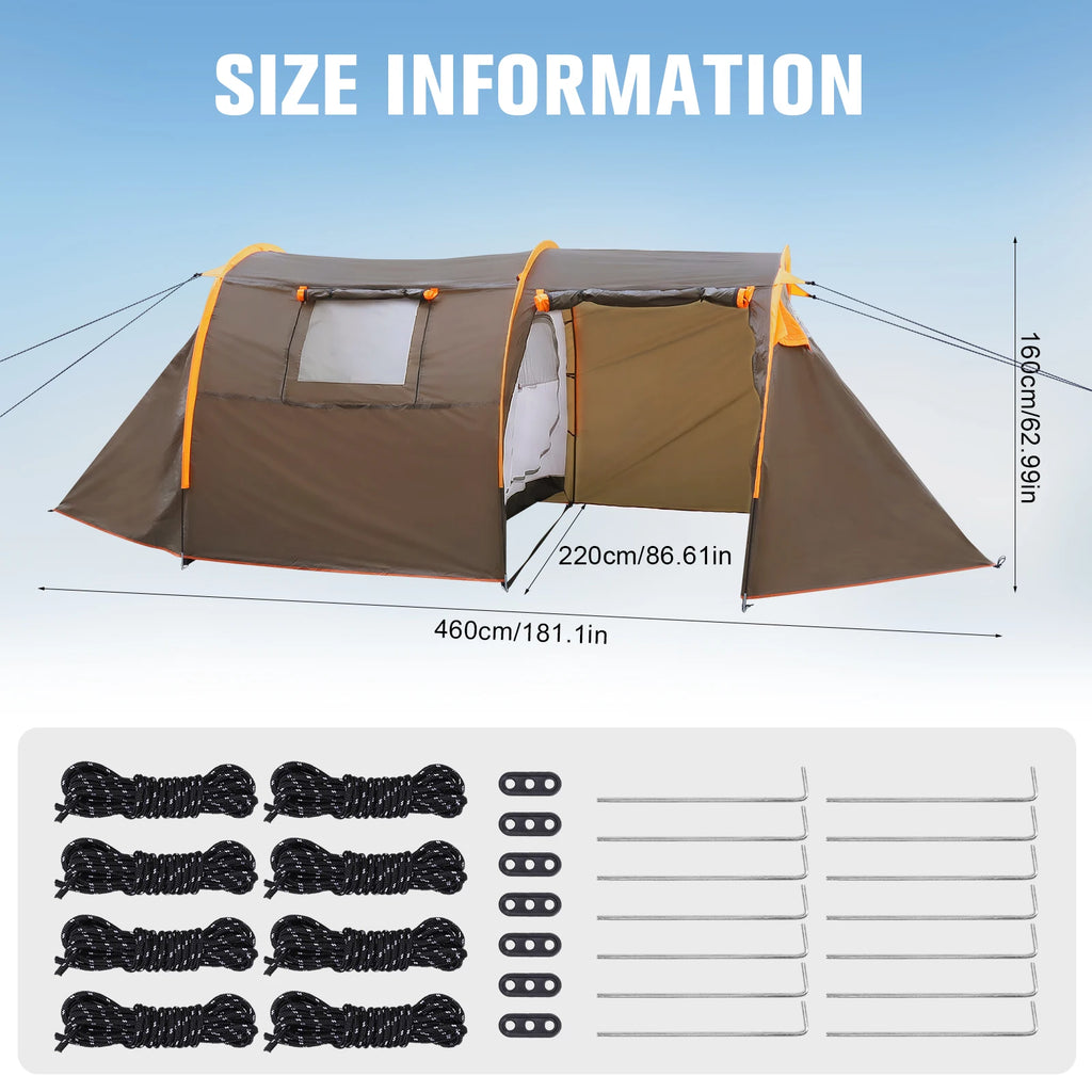 Oxford 2-Person Bikepacking Tent 
Windproof-- Lightweight-- Rainproof Waterproof
 Motorcycle Tent for Camping Hiking Cycling