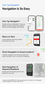 iGPSPORT Bicycle GPS Computer BiNavi Touchscreen
Map Navigation 35 Hours Battery Life  Waterproof Route Planning