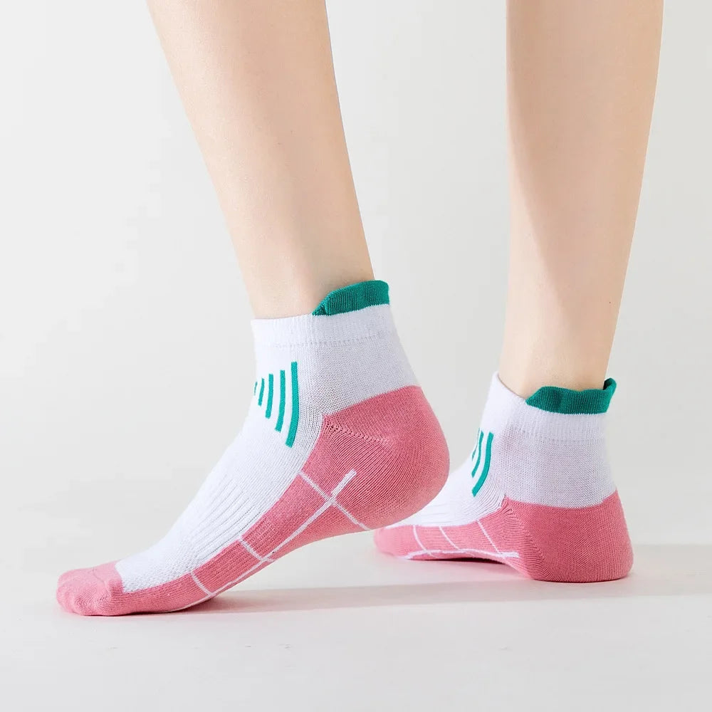 6 Pairs of Women's Sports Compression Socks -
Low-top-- Breathable-- Moisture-wicking, 
Suitable for Running and Outdoor Sports