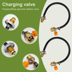 Propane Refill Adapter
Hose Gas Cylinder Filling Adapter , with ON-Off Control Valve for Outdoor Camping