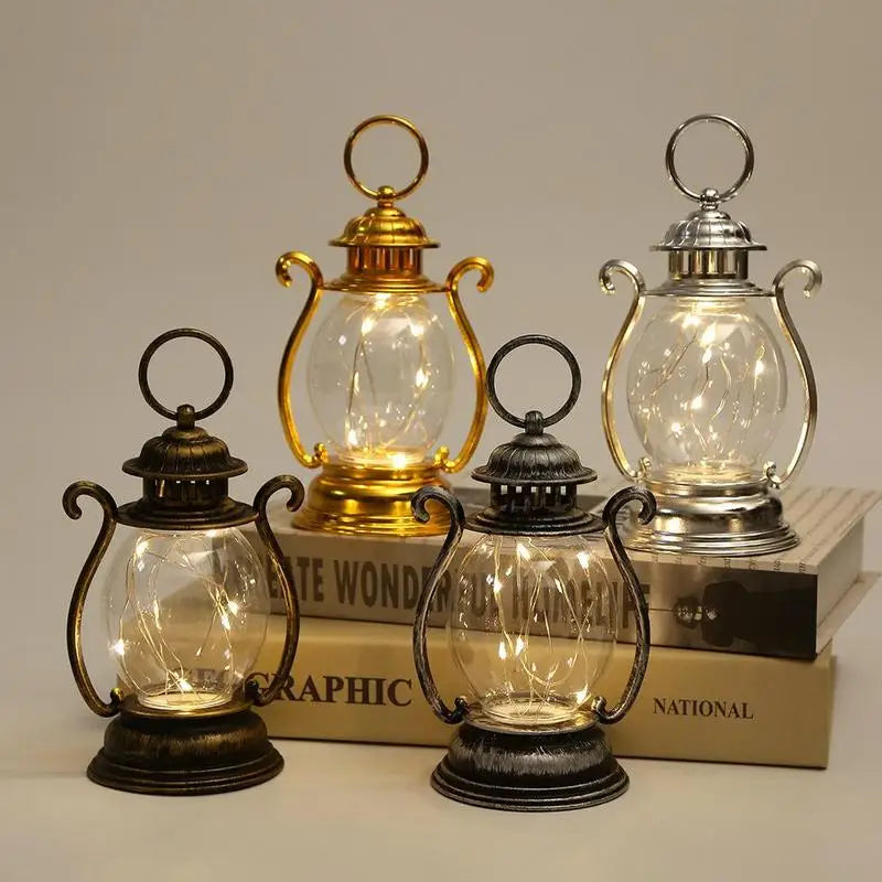 Rustic Lantern Outdoor Lantern 
Retro Decorative Hanging Lantern 
Battery Operated  For Courtyard ,Tabletop, and more decor