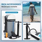 12'6 cruising paddle board for turing SUP Inflatable with 32" width and big capacity paddle board suitable for 2 persons