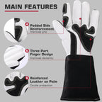 ARCCAPTAIN Welding Glove 14 inch 
Multifunctional  Goatskin Leather Protection For Welders Against Scalding